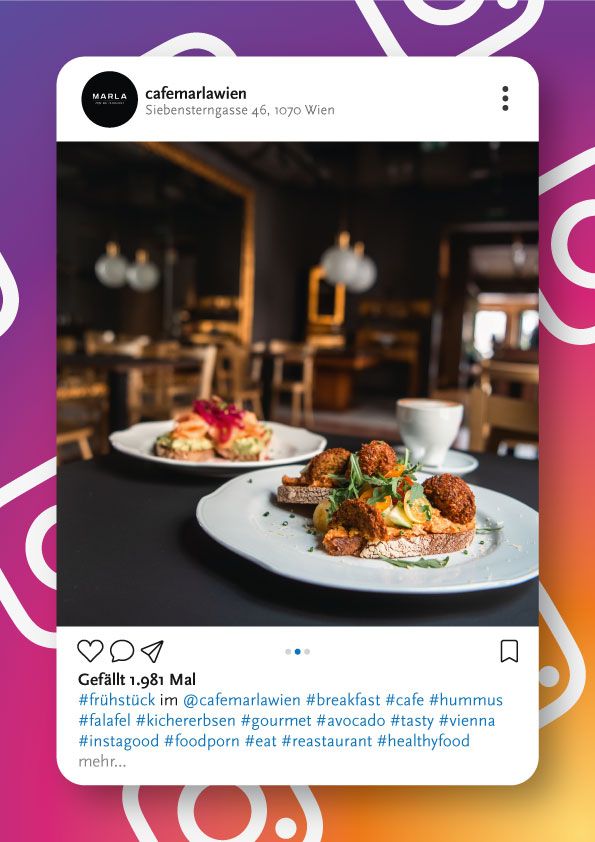 frühstück im marla, instagram post